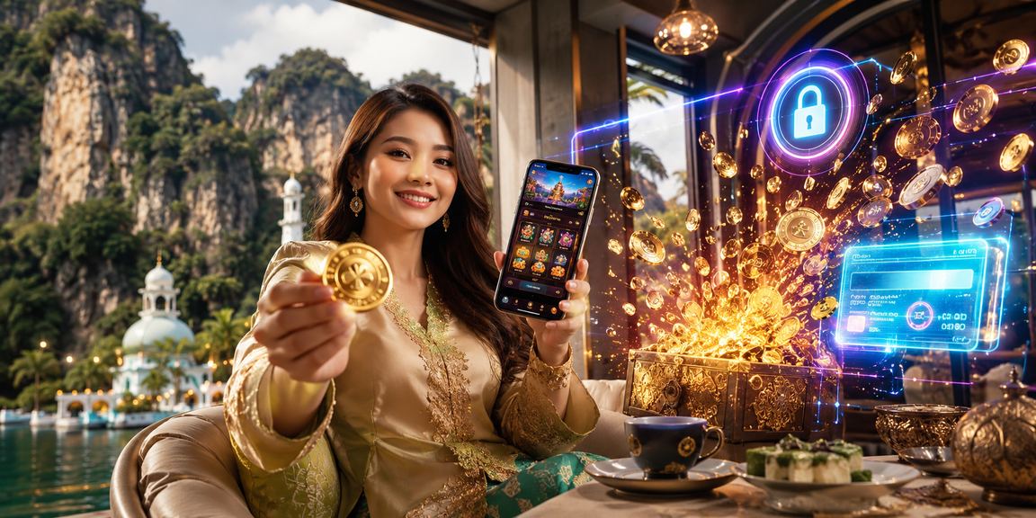 Pengguna Malaysia membuat deposit dan menikmati platform 47170 sempena Hari Raya di Ipoh